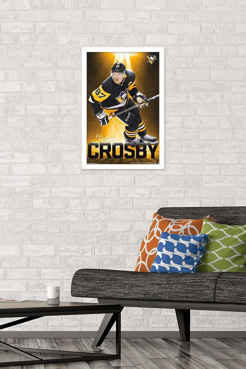 NHL Pittsburgh Penguins - Sidney Crosby 18 Wall Poster, 14.725" x 22.375"