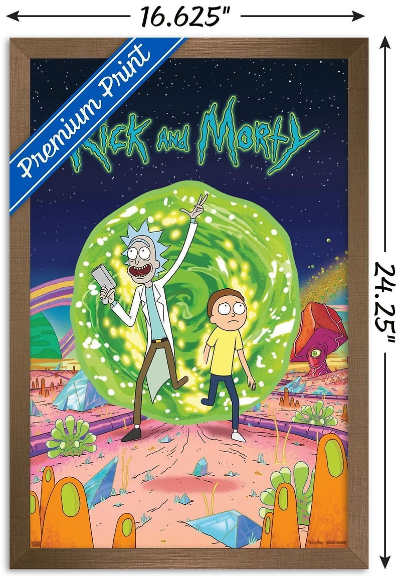Rick And Morty - Cover Wall Poster