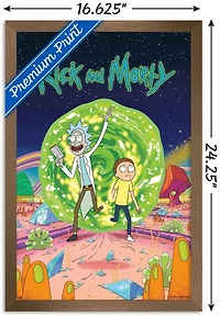 Rick And Morty - Cover Wall Poster