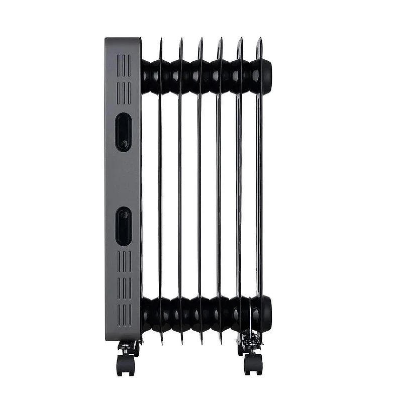 Radiateur à huile électrique Pelonis 1500 W à 3 réglages Gris