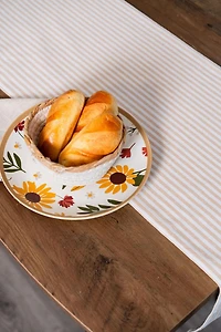 Elevate Your Dining Experience with Fabstyles Bistro Stripe Runner.