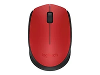 Logitech Wireless Mouse M170, 2.4 GHz with USB Mini Receiver, , 12-Months Battery Life - Red