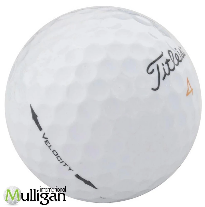 Mulligan - 36 balles de golf récupérées Titleist Velocity 5A, Blanc