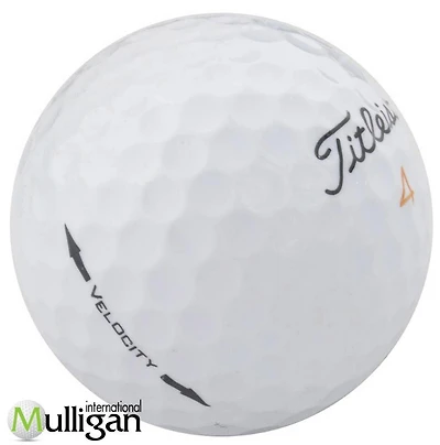 Mulligan - 36 balles de golf récupérées Titleist Velocity 5A, Blanc