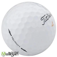 Mulligan - 36 balles de golf récupérées Titleist Velocity 5A, Blanc