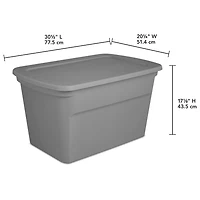 Sterilite 30 Gal./ 114L Tote - Bleu