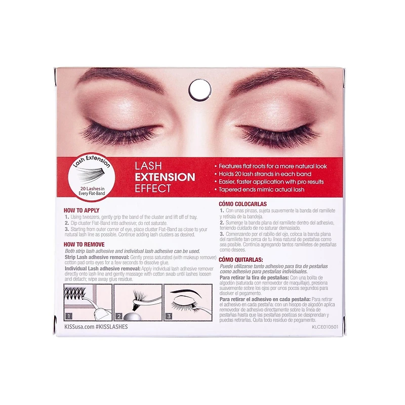 KISS Lash Couture - Faux cils - Venus - 12mm-14mm-16mm - 60 Clusters KISS Faux cils