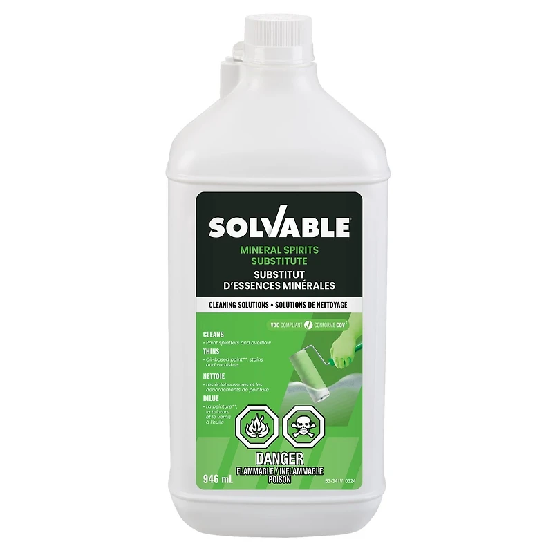SOLVABLE® - Substitut d'essences minérales, 946 mL