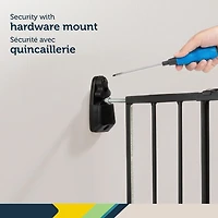 Barrière métallique extensible pour haut des escaliers de Safety 1st
