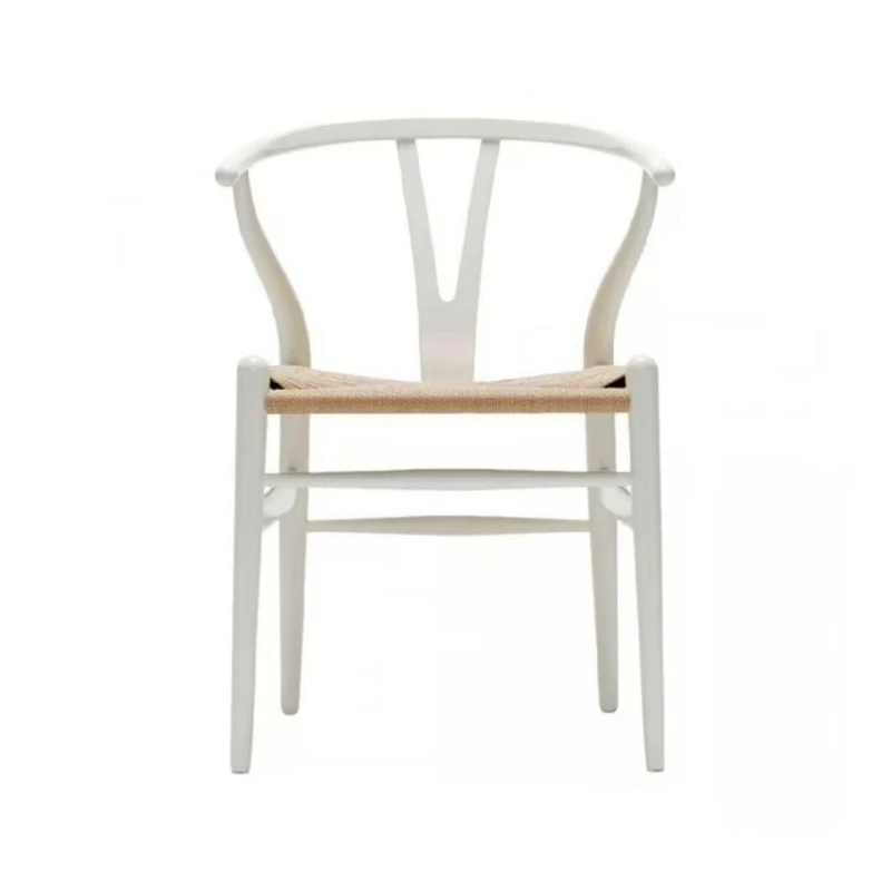 Heavenly Collection White Wood Dining Chair SET OF 3