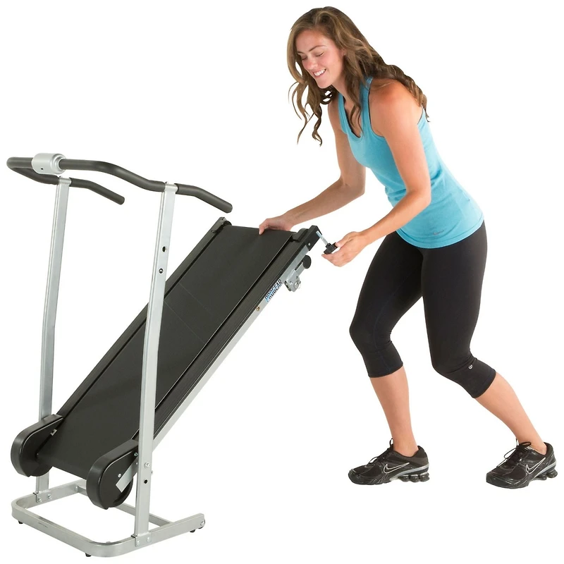 PROGEAR 190 Manual Treadmill with 2 Level Incline and Twin Flywheels