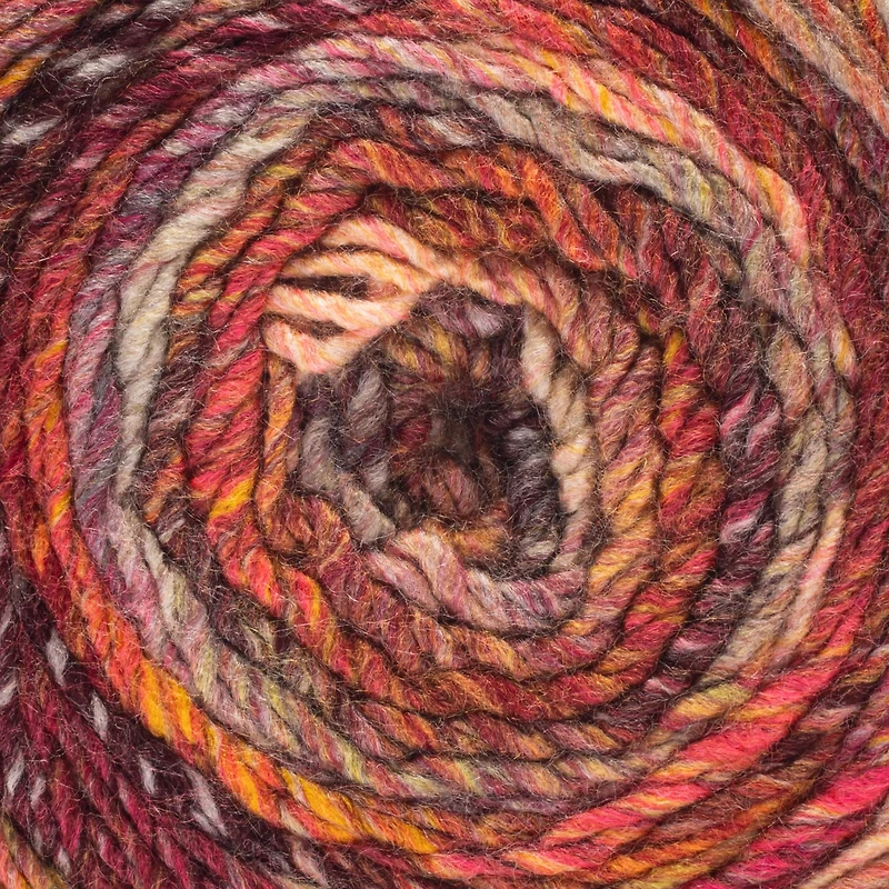 Laine acrylique Red Heart® Roll With It Melange™ n° 4 Worsted (Moyenne), Amertrine 150 g (5,29 oz) 355 m (389 yards)