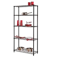 Honey Can Do Unité de rayonnage à 5 niveaux de Honey-Can-Do, 14 x 36 x 72 po