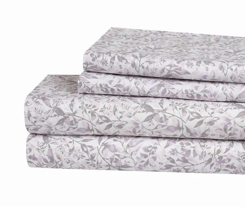 Ensemble de draps en microfibre imprimé de haute qualité 4 pièces