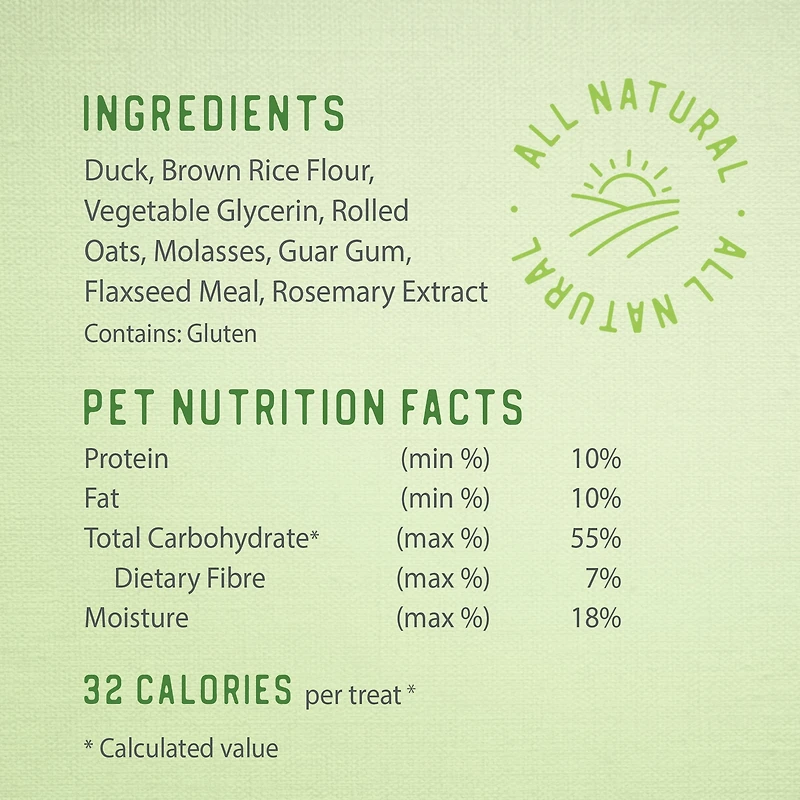 Caledon Farms all Natural Chewy Duck Sticks Value 680g