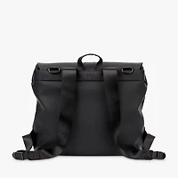 Bababing Sorm Sac à Langer Unisexe - Sac à Dos à Bandoulières Élégant et Pratique - 100% Imperméable en Caoutchouc PU Noir - Grande Capacité pour Tous les Accessoires Bébé - Idéal pour les Parents à l