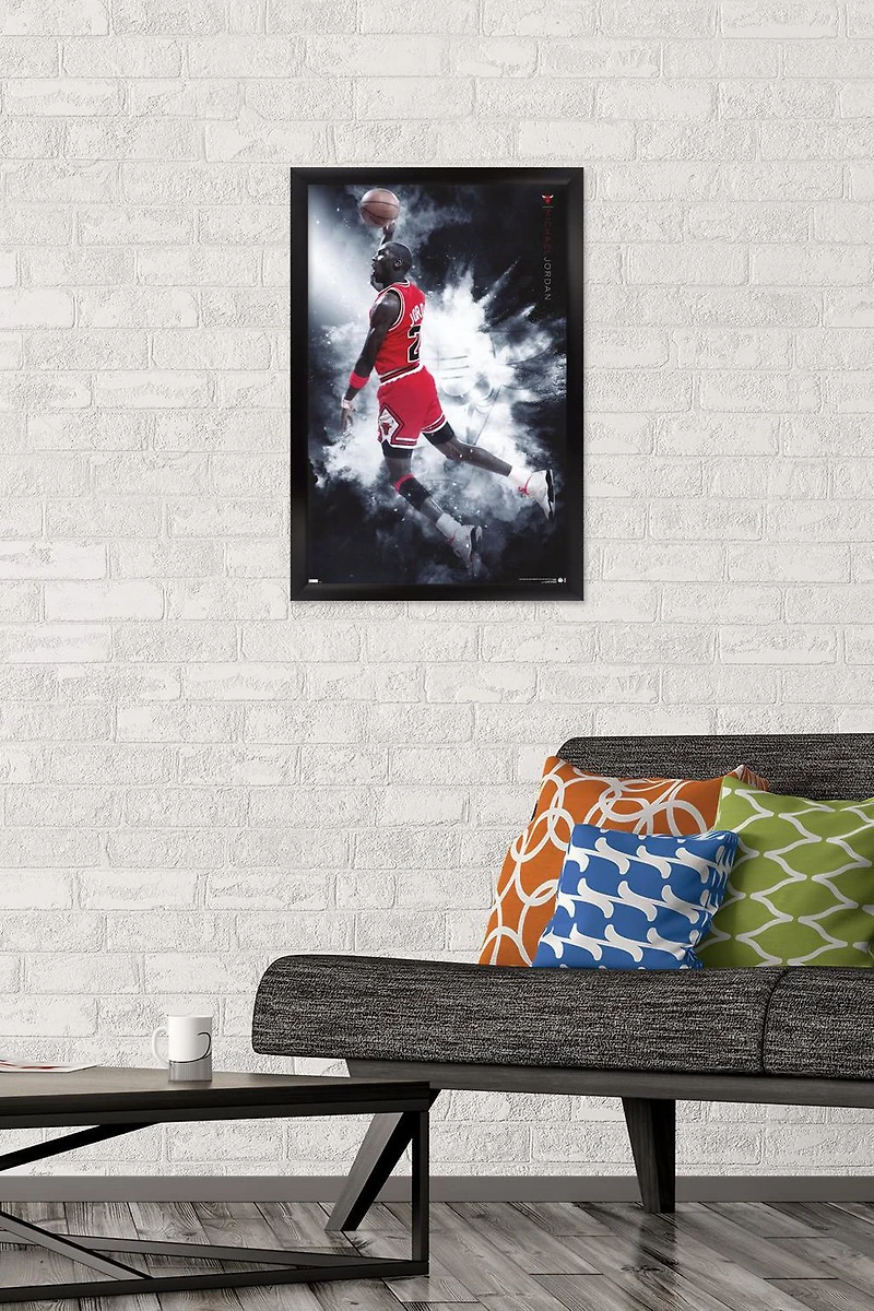 Michael Jordan - Burst Wall Poster, 22.375" x 34"