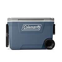 Coleman Classic Series 62-Quart Wheeled Camping Cooler, Lakeside Blue