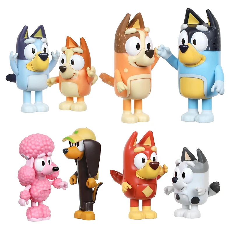 Bluey Figure 8 Pack, Ages 5+