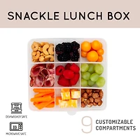 Melii Boîte Snackle Lunch à 9 compartiments