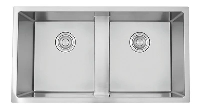 American Imaginations 37-in. W CSA Approved Stainless Steel Kitchen Sink With 2 Bowl And 16 Gauge AI-27419