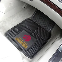 Fanmats NBA Champion Toronto Raptors Vinyl Car Mat Set of 2