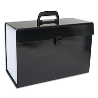 19 POCKET FILE CASE- BLACK, 19-POCKET<br>EXPANDING FILE