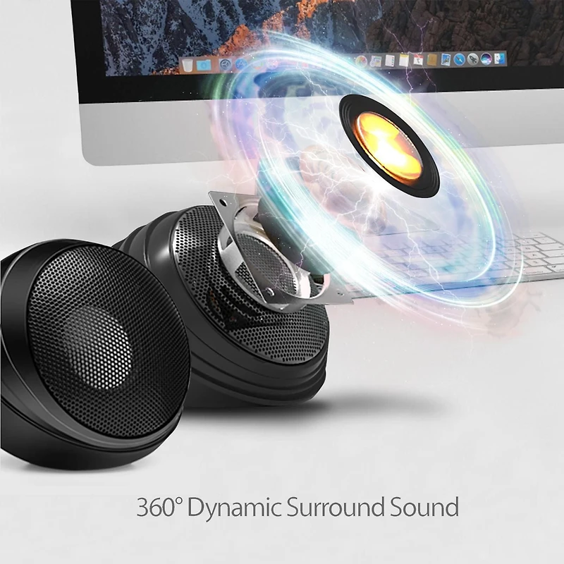 Adesso Xtream S4 USB-Powered Desktop Speaker 5W x 2