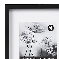 Cadre photo noir Gally 12cm x 17cm à 8cm x 12cm