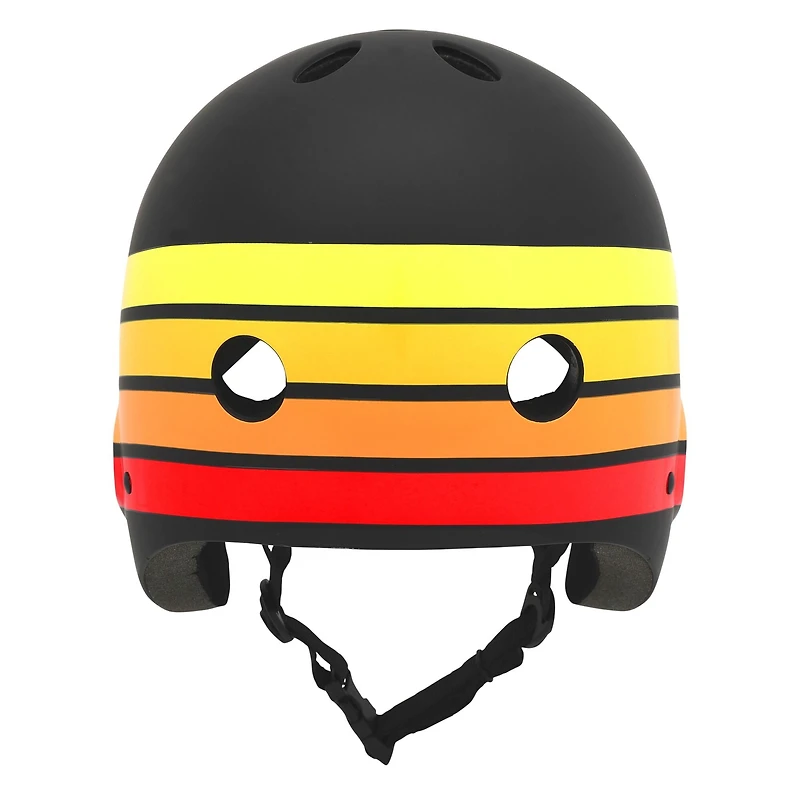 Krash! casque pour jeunes Full Speed ​​Retro Stripes Convient aux tailles 54-58 cm