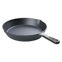 Mainstays 10.5" Round Non-Stick Pre-Seasoned Cast Iron Skillet, Black, Hand Wash Only