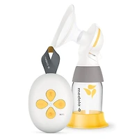 Tire-lait Solo de Medela, Tire-lait Électrique Simple avec Téterelle Flex, Alimenté par USB, Compact et léger pour faciliter l’expression lors de vos déplacements