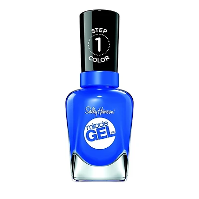 Sally Hansen Miracle Gel, vernis à ongles en gel, vernis à ongles résistant à l'écaillage, dure jusqu'à 8 jours Réussissez une manucure* qui dure jusqu’à 8 jours depuis le confort de votre domicile grâce au Sally Hansen Miracle Gel™. Notre vernis à ongles simili-gel 100 % végétalien vous donne des résultats de qualité professionnelle en 2 étapes simples (vernis + couche de finition)