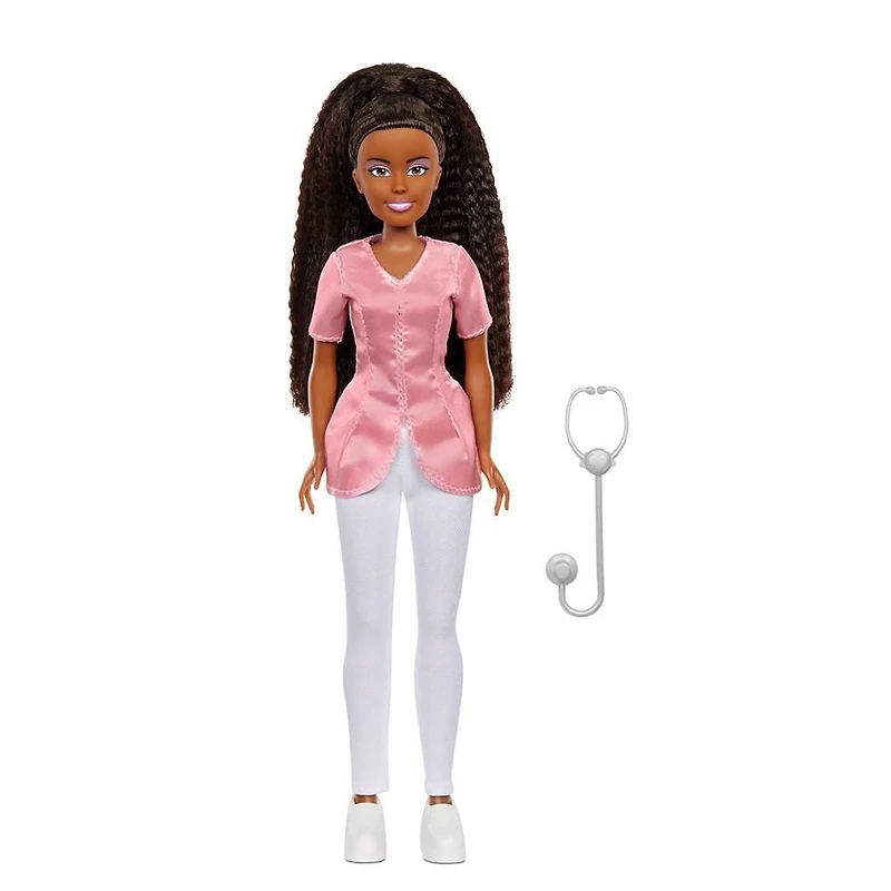 Poupée-mannequin MGA's Dream Ella I AM - médecin | poupée-mannequin de 11,5 po (29 cm) avec stéthoscope