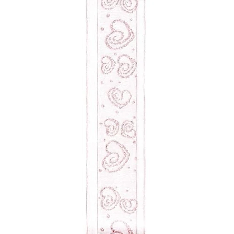 Ruban Swirlheart Offray 39 mm