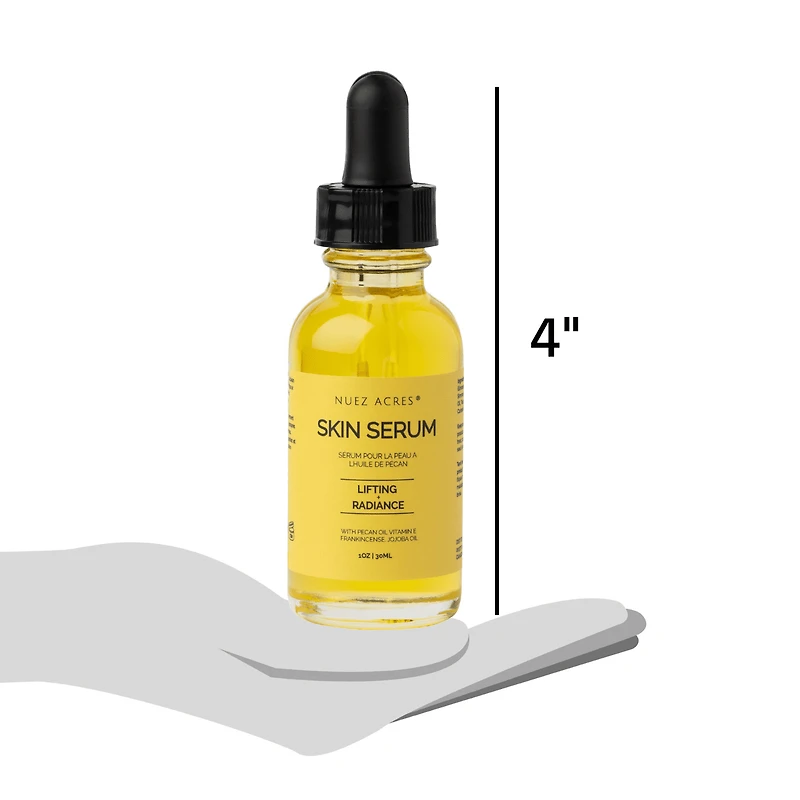 Sérum de Jour Raffermissant Nuez Acres® avec Vitamine E, Huile de Pacane et Jojoba, 30ml Raffermissez et rajeunissez votre peau tout en profitant d'une hydratation 24 heures sur 24 avec le sérum de jour Nuez Acres® à la vitamine E et à l'huile de noix de pécan.