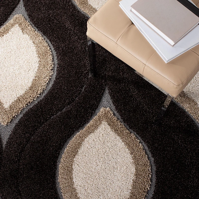 Safavieh Florida Declan Geometric Swirls Shag Area Rug
