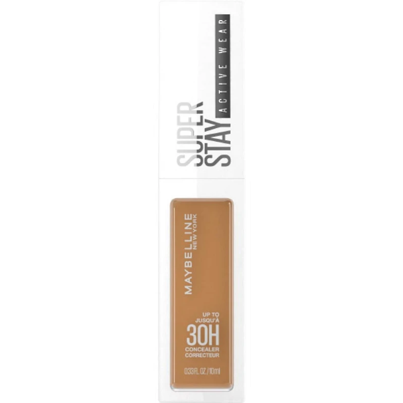Maybelline New York Correcteur liquide longue durée, jusqu'à 30 h de tenue, teinte 01, 10 ml Super Stay Concealer offre une tenue jusqu'à 30 heures.