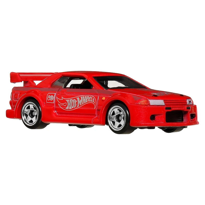 Hot Wheels Silver Series Mattel 80th Anniversary 8-Pack, Set of 8 1:64 Scale Toy Cars & Trucks