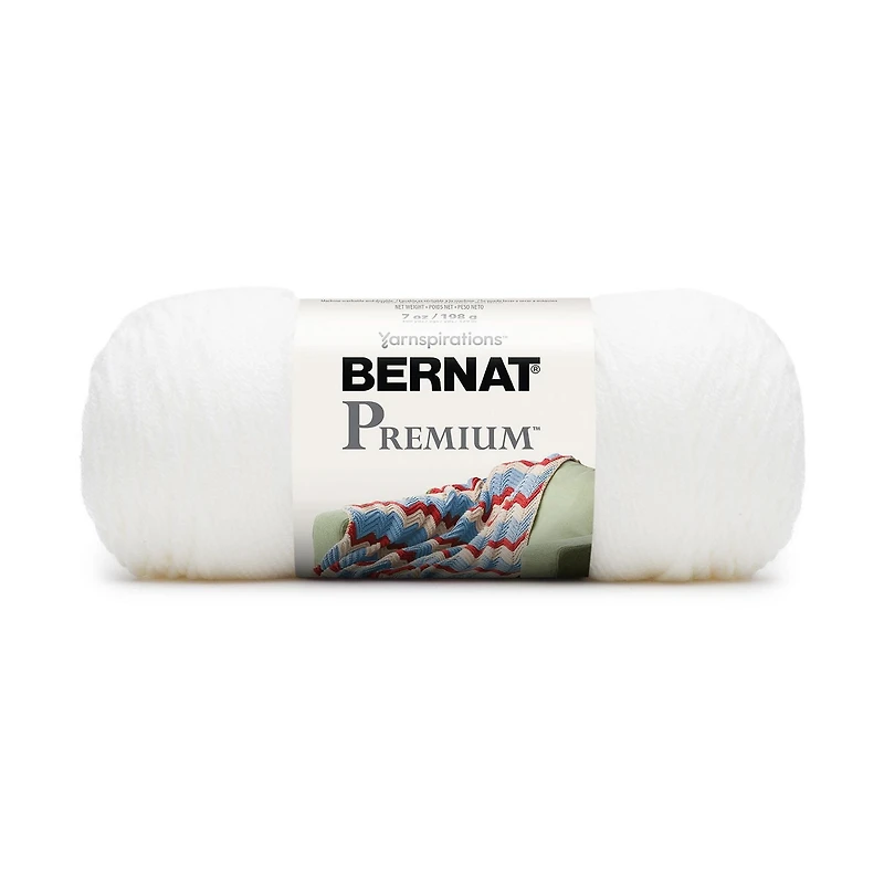 Bernat® Fil Premium™, Acrylique #4 Moyen, 7oz/198g