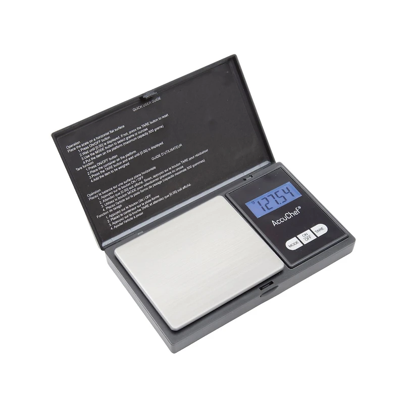 AccuChef Digital Diet Scale, Stainless Steel Weighing Platform, Model 2365