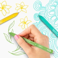 Stylos InkJoy Bright de Paper Mate, stylos à gel, pointe moyenne (0,7 mm), rétractables, couleurs vives assorties, 6 unités