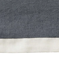 Ensemble housse de couette 3 pièces en lin gris suie Better Homes & Gardens, Adulte King Attaches intérieures aux coins et sur les côtés. Fermeture à boutons dissimulés. Fermeture portefeuille sur les taies d’oreiller.