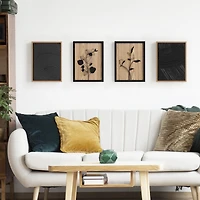 hometrends Heavy Texture Design 2 Framed Canvas Art