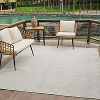 Rug Branch Alfombra Indoor Outdoor Area Rug, Cream Beige, Modern - Living Room, Bedroom, Dining Room, and Kitchen
