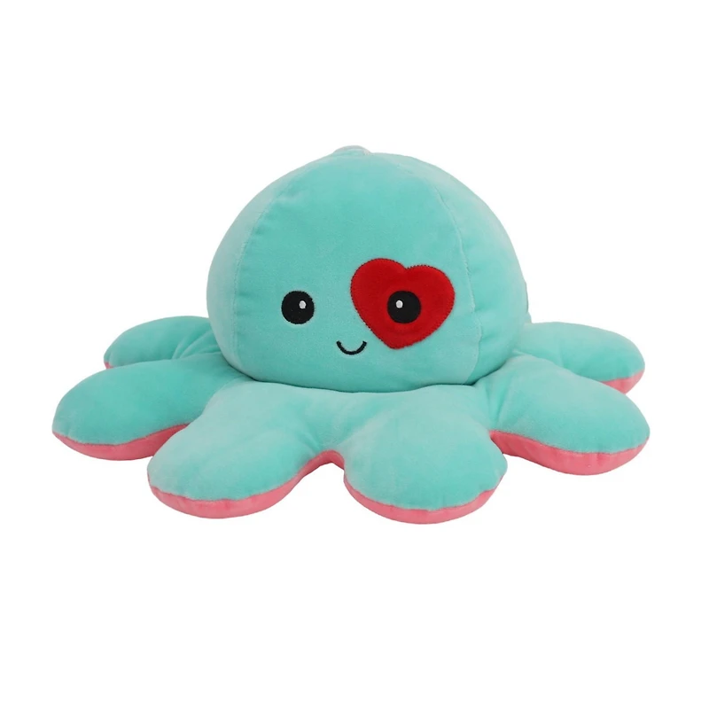 WAY TO CELEBTATE VALENTINE 13.5" REVERSIBLE PLUSH OCTOPUS
