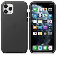 Apple Leather Case (for iPhone 11 Pro) - Black