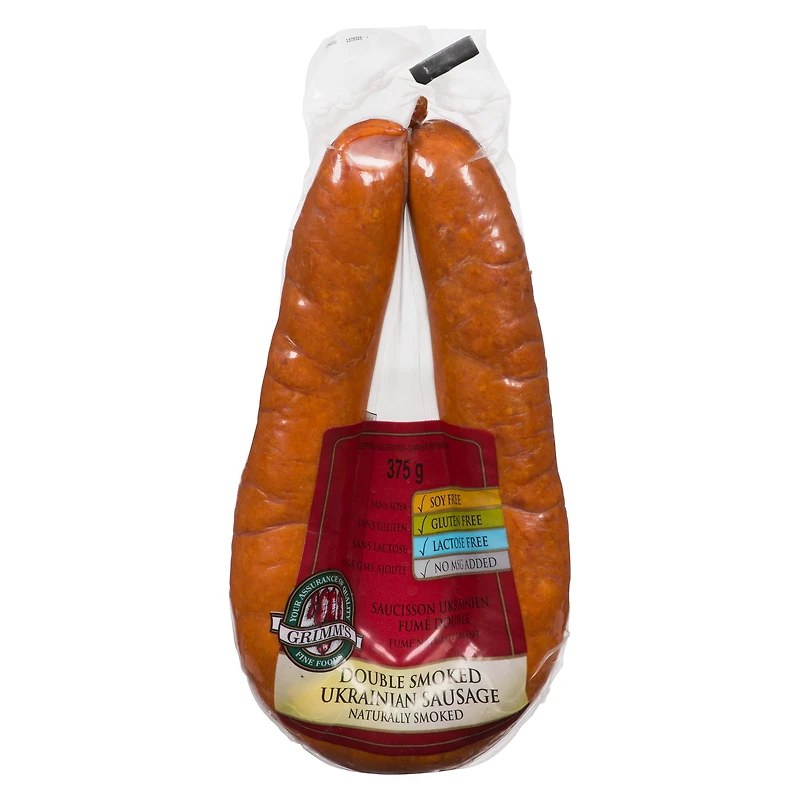 Anneaux de saucisse ukrainienne double fumé de Grimm's