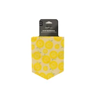 Bandana pour chien One Paw, imprimé amusant Lemon, léger, plusieurs tailles, jaune, pour chiens