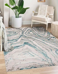 ECARPET Zhara Contemporain/Moderne Tapis pour salon, chambre, salle à manger, entrée, couloir et plus encore.